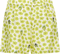 Multicolor Silk Bermuda Shorts 2
