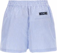 Blue Cotton Bermuda Shorts 2