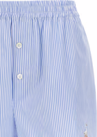 Blue Cotton Bermuda Shorts 3