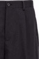 Black Polyester Bermuda Shorts 3