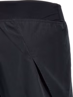Black Polyester Bermuda Shorts 4