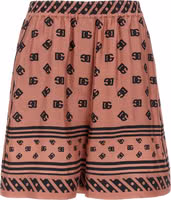 Multicolor Silk Bermuda Shorts 1
