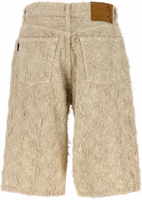 Beige Cotton Bermuda Shorts 2