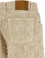 Beige Cotton Bermuda Shorts 4