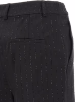 Black Virgin Wool Bermuda Shorts 4