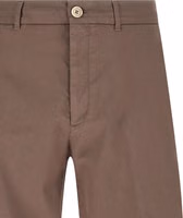 Brown Cotton Bermuda Shorts 3