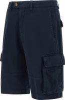 Blue Cotton Bermuda Shorts 3