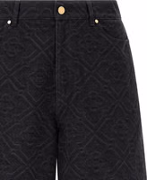 Black Cotton Bermuda Shorts 3