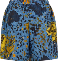 Blue Polyester Bermuda Shorts 2