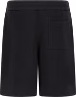 Black Cotton Bermuda Shorts 2