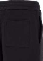Black Cotton Bermuda Shorts 4