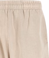 Beige Cotton Bermuda Shorts 3