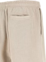 Beige Cotton Bermuda Shorts 4