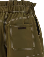 Bicolor Cotton Bermuda Shorts 4