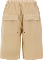 Beige Cotton Bermuda Shorts 2