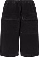 Black Cotton Bermuda Shorts 2