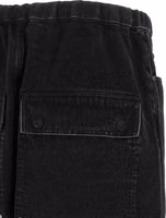 Black Cotton Bermuda Shorts 4