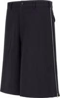 Blue Polyester Bermuda Shorts 3