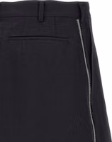 Blue Polyester Bermuda Shorts 5