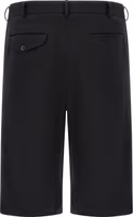 Black Wool Bermuda Shorts 2