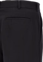 Black Wool Bermuda Shorts 5