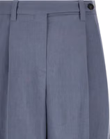 Blue Viscose Bermuda Shorts 3