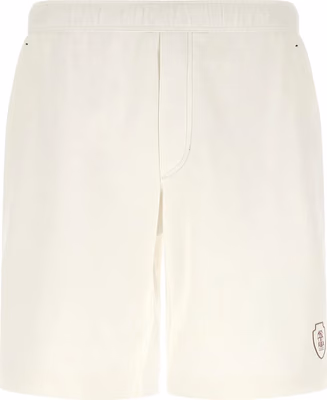 White Cotton Bermuda Shorts