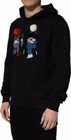#dgfamily Black Cotton Hooded Men Sweatshirt Sweater 3