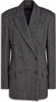 Black Elastane Blazer 1