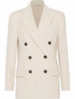 White Cotton Blazer 1