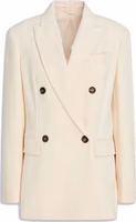 White Cotton Blazer 1