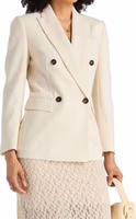 White Cotton Blazer 2