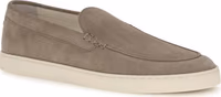 Gray Calf Leather Bos Taurus Slip-On Loafers 2
