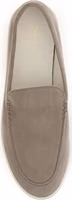 Gray Calf Leather Bos Taurus Slip-On Loafers 4
