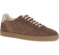 Beige Calf Leather Bos Taurus Low Top Sneakers 2