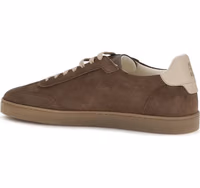 Beige Calf Leather Bos Taurus Low Top Sneakers 3