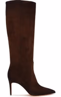 Brown Calf Leather Bos Taurus High Heel Boots 1