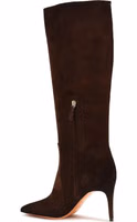 Brown Calf Leather Bos Taurus High Heel Boots 3