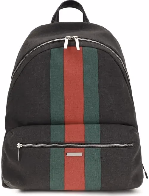 Black Fabric Backpack