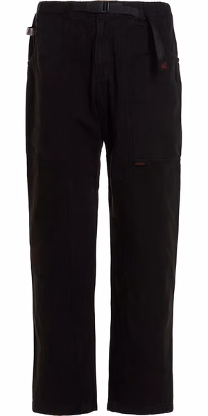 Black Cotton Cargo Pants