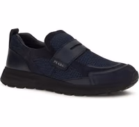 Blue Calf Leather Bos Taurus Athletic Sneakers 2