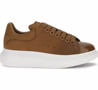 Brown Calf Leather Bos Taurus Chunky Sneakers 1
