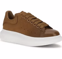 Brown Calf Leather Bos Taurus Chunky Sneakers 2