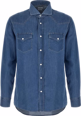 Blue Cotton Blouse