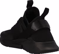 Black Polyethylene Athletic Sneakers 2