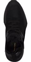 Black Polyethylene Athletic Sneakers 3
