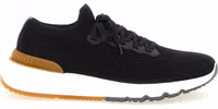 Black Polyethylene Athletic Sneakers 1