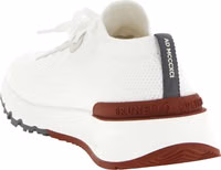 White Polyethylene Athletic Sneakers 3