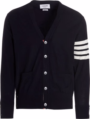 Blue Merino Wool Cardigan