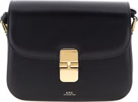 Black Cowhide Crossbody Bag 1